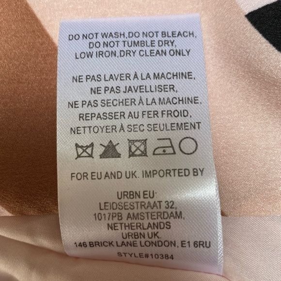 Anthropologie Hutch Geo Wrap Mini Dress in Pink Combo Size XS NWOT - Picture 16 of 16